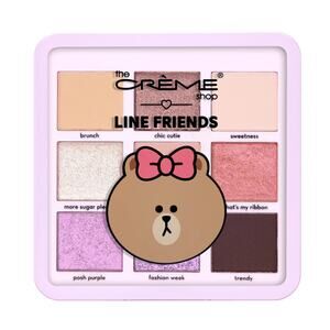 The Crème Shop | LINE FRIENDS - CHOCO’S SWEET & LOVELY Eyeshadow Palette | 9